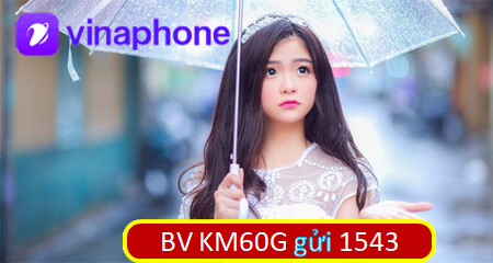 Đăng ký gói cước KM60G Vinaphone khuyến mãi dung lượng đến 60GB mỗi tháng