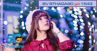Đăng ký gói cước 8THAGA90 Vinaphone chỉ với 540k có ngay 8 tháng thả ga
