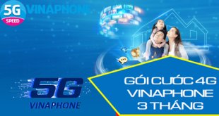 Danh sách gói cước 4G Vinaphone chu kỳ 3 tháng giá ưu đãi