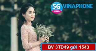 Đăng ký gói cước 3TD49 Vinaphone ưu đãi 300GB online 3 tháng