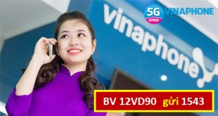 Cách đăng ký gói cước 12VD90 Vinaphone nhận combo data- phút gọi sử dụng cả năm