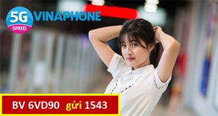 Cách đăng ký gói cước 6VD90 Vinaphone nhận 1GB/ngày- free phút gọi sử dụng 6 tháng