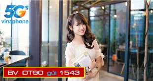 Đăng ký gói DT90 Vinaphone nhận ưu đãi trọn gói 15GB chỉ với 90.000đ/tháng
