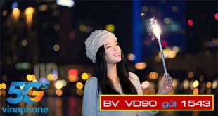 Đăng ký gói cước VD90 Vinaphone chỉ với 90.000đ nhận combo Data và Thoại