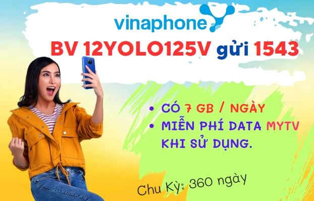 Cách đăng ký nhanh gói cước 12YOLO125V Vinaphone siêu ưu đãi