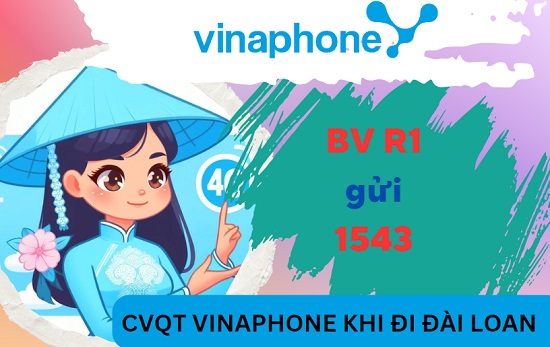 Đăng ký gói cước chuyển vùng quốc tế Vinaphone đi Đài Loan