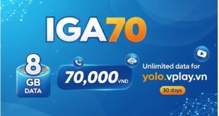 Đăng ký gói cước IGA70 Vinaphone online và giải trí cùng game cả tháng chỉ 70k