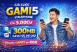 Gói Cước GAMI5 Vinaphone được ngay 300MB, chỉ với 5.000đ, dùng 1 ngày