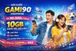 Gói cước GAMI90 Vinaphone – 10GB Data Tốc Độ Cao Chỉ 90.000đ/Tháng